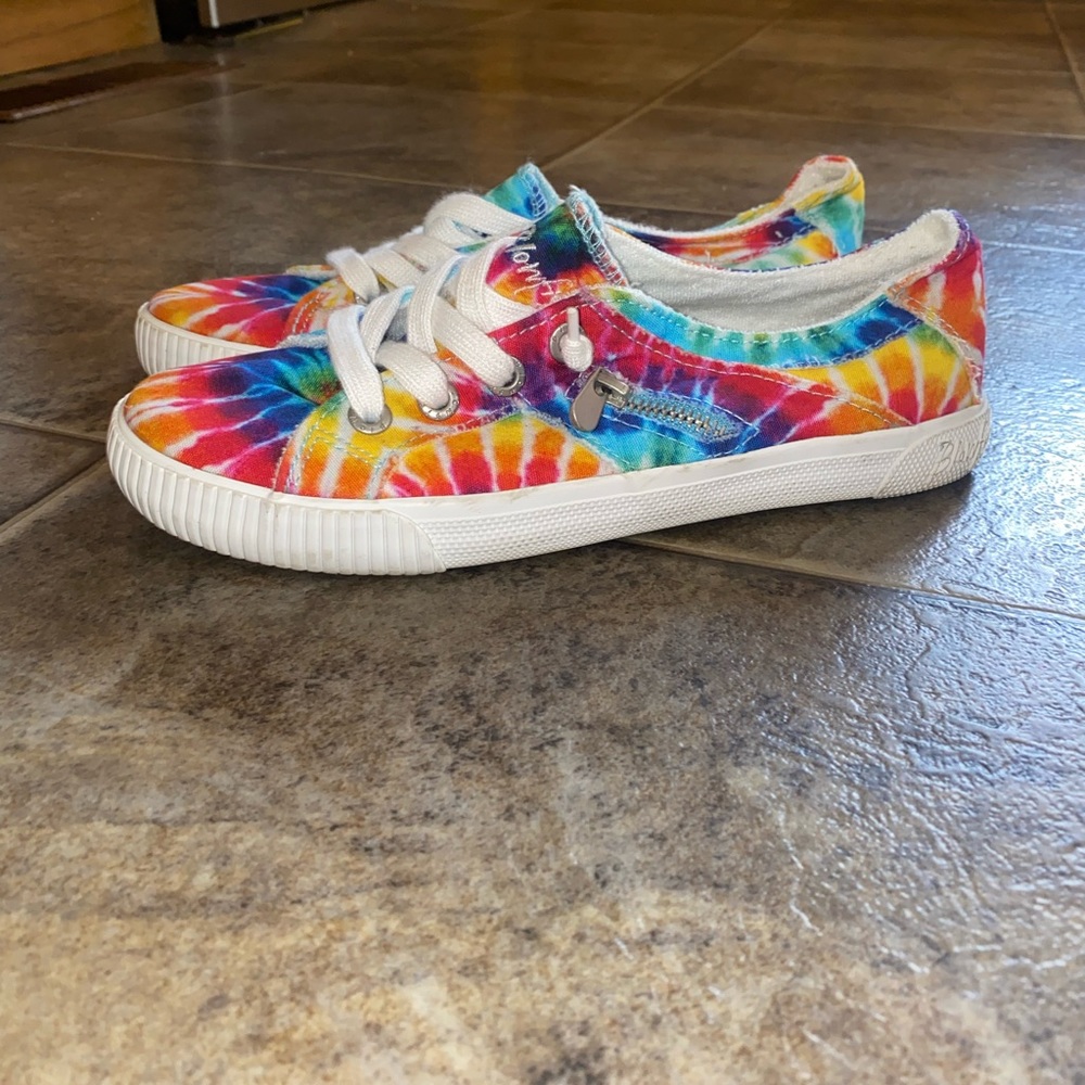 Tye-dye Blowfish sneakers